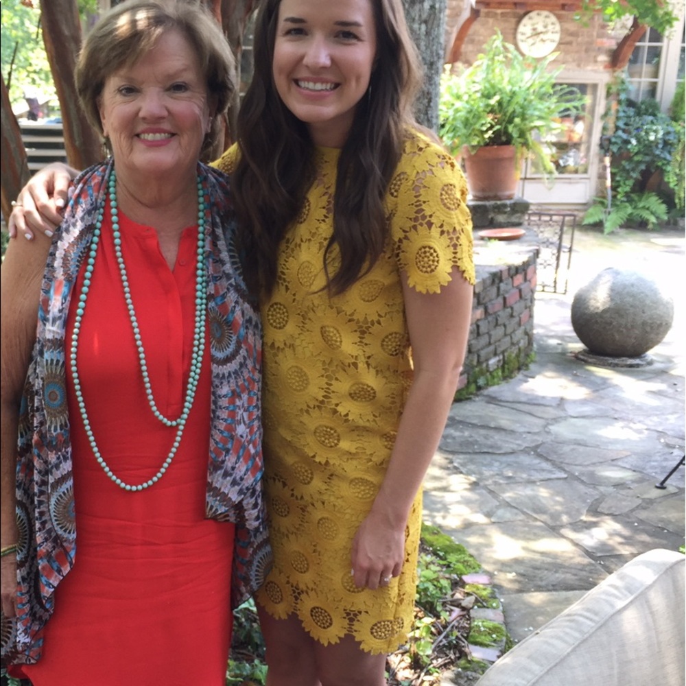 LOFT yellow sun dress, perfect for spring/summer